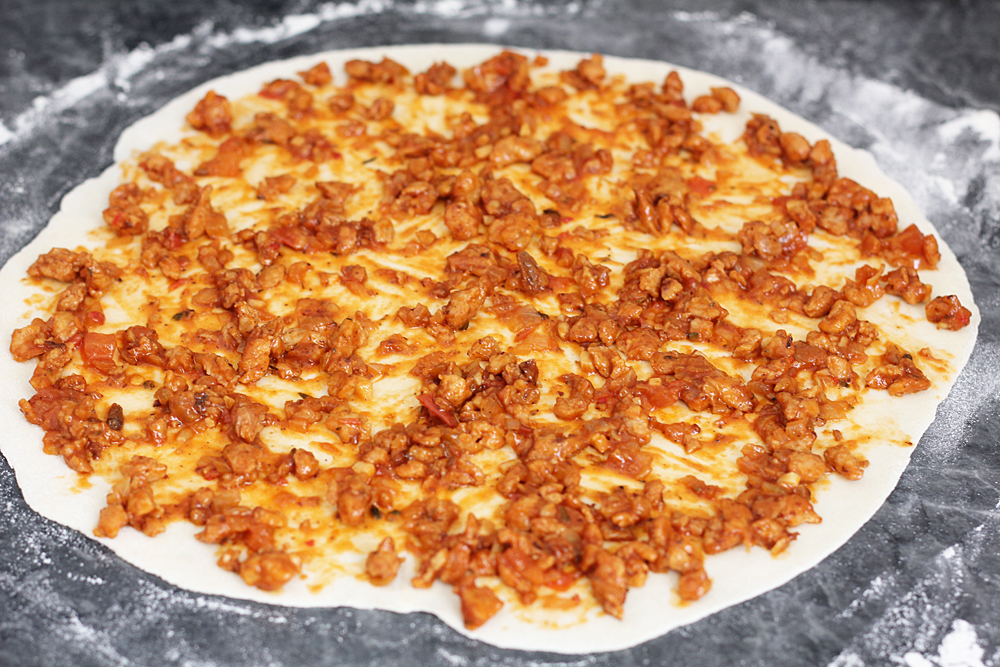 Veganer Lahmacun – Türkische Pizza