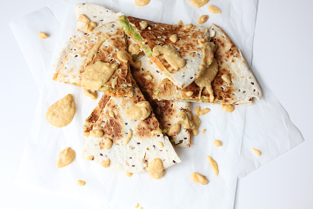 Vegan Quesadilla and Nacho Cheese