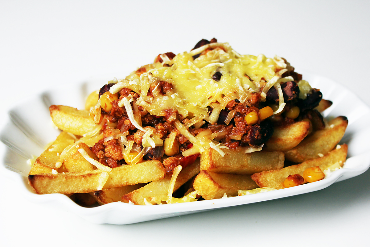 Vegan Chili Cheese Fries