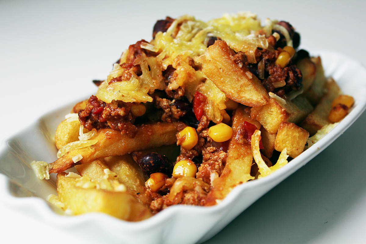 Vegan Chili Cheese Fries