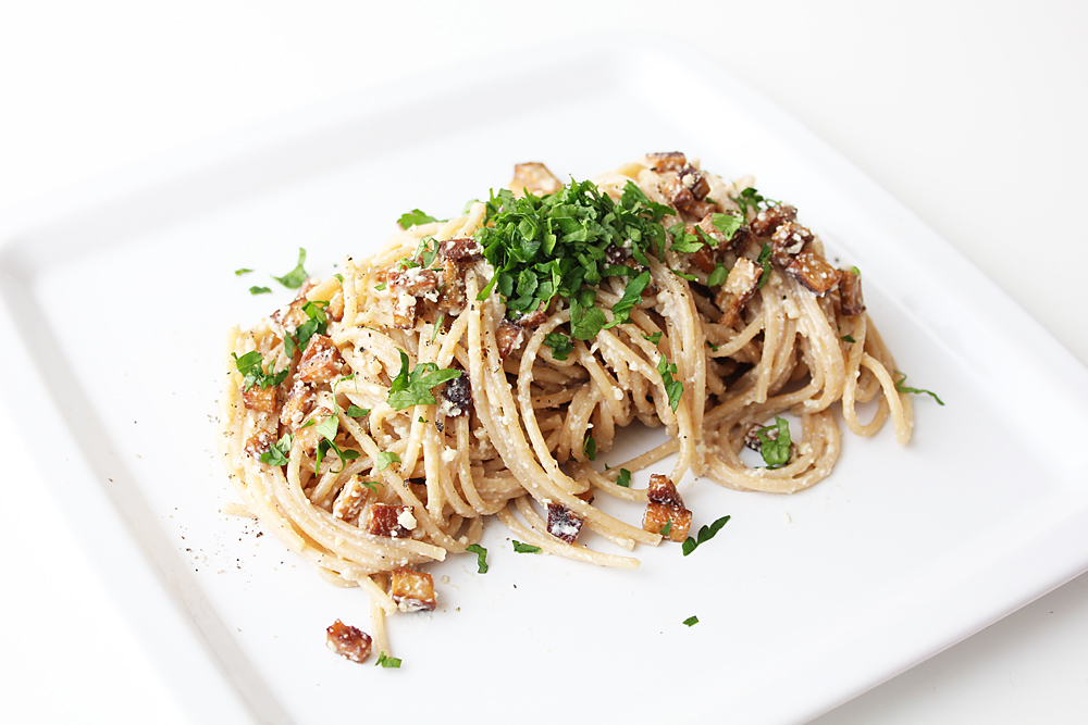 Vegan Spaghetti Carbonara