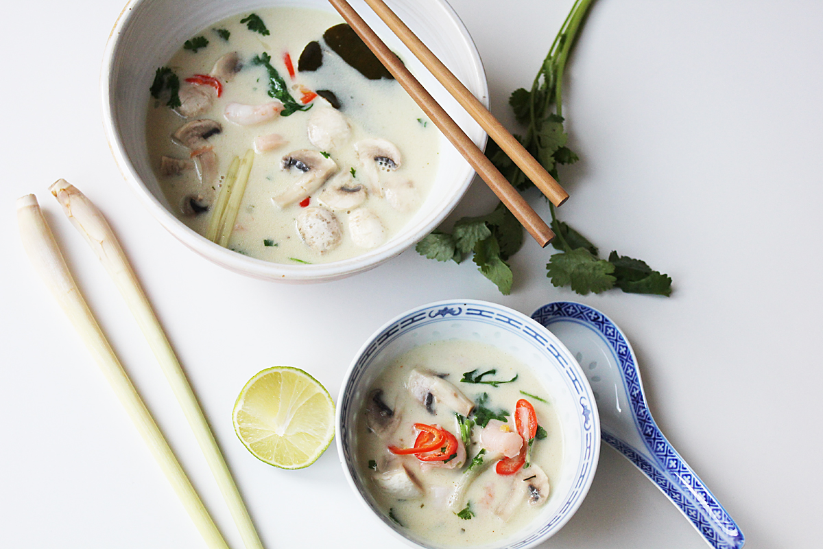 Vegan Tom Kha Soup