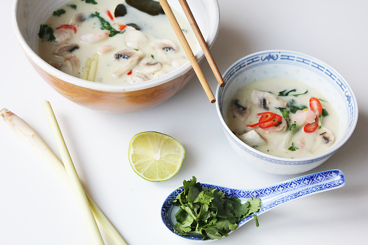 Vegan Tom Kha Soup