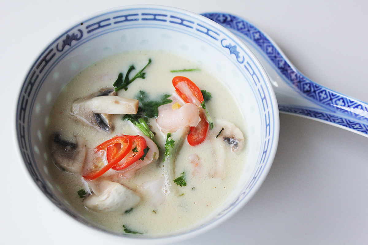 Vegan Tom Kha Soup