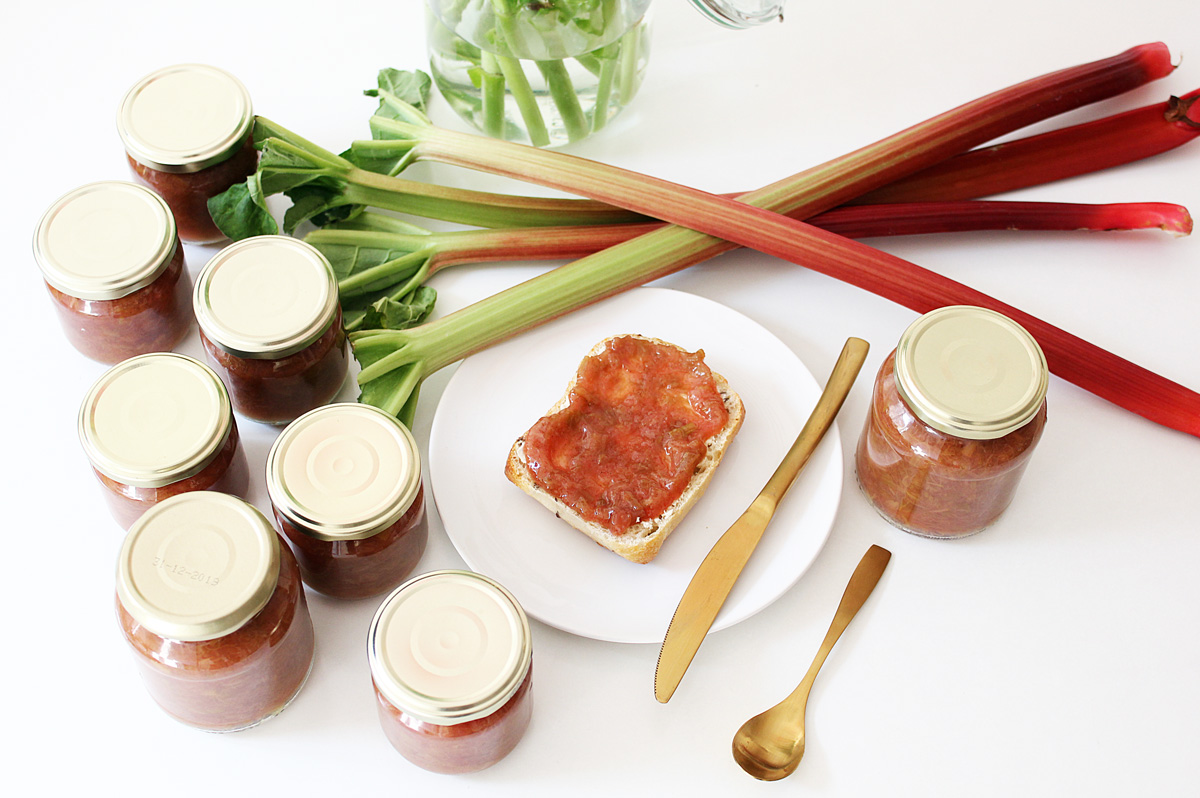 Rhubarb & Vanilla Jam