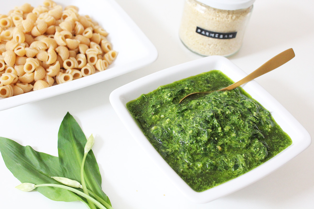 Pasta with Wild Garlic Pesto