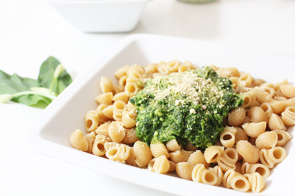 Pasta with Wild Garlic Pesto