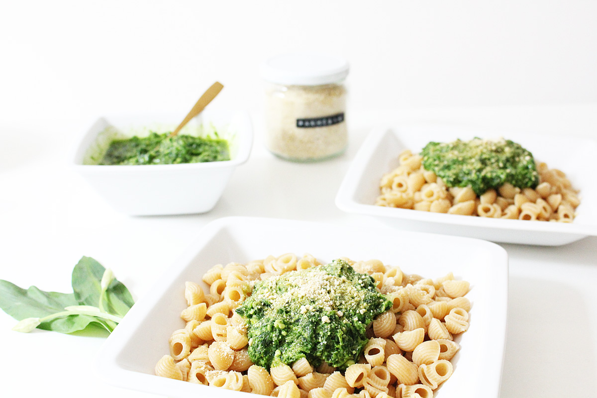 Pasta with Wild Garlic Pesto