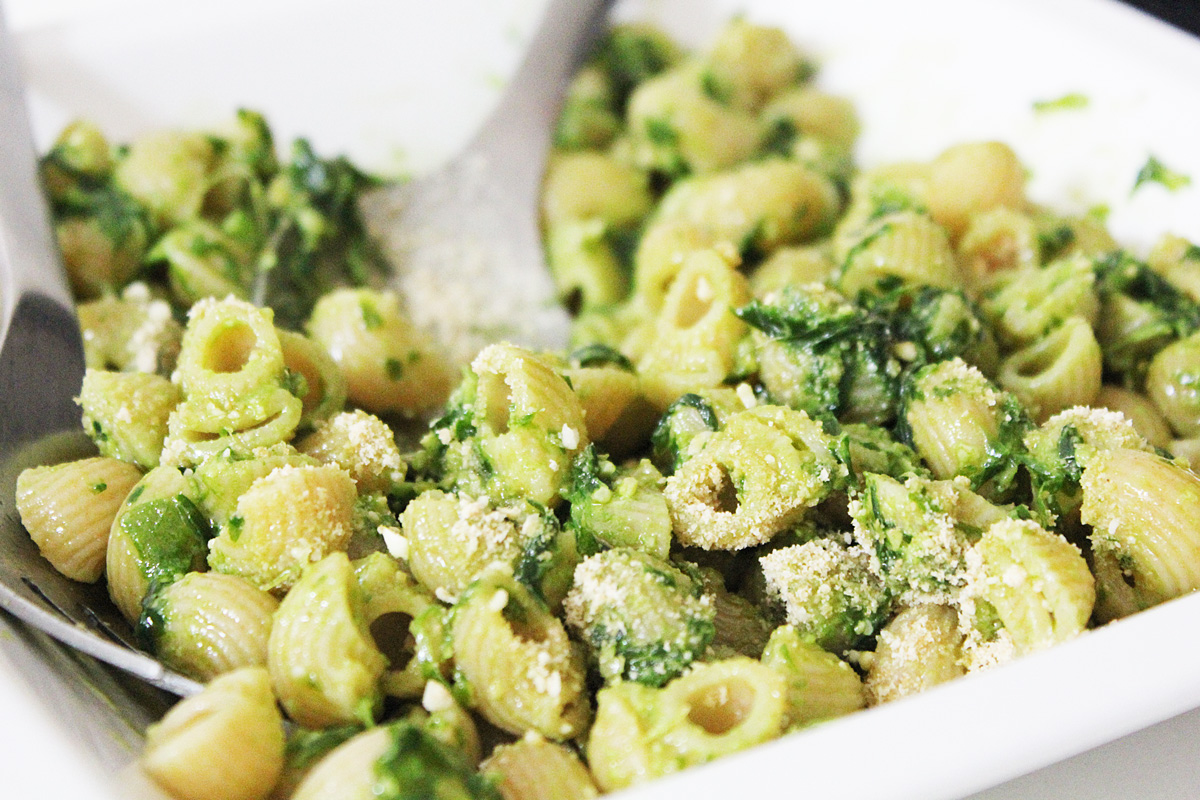 Pasta with Wild Garlic Pesto