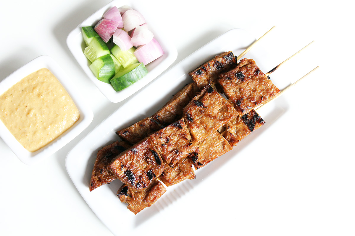 Vegan Satay With Peanut Sauce