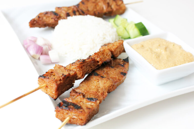 Vegan Satay With Peanut Sauce