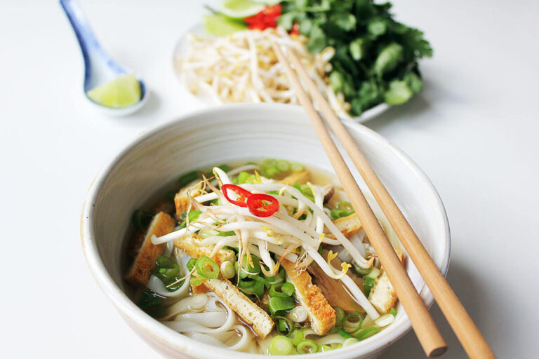 Vegan Pho - Vietnamese Rice Noodle Soup