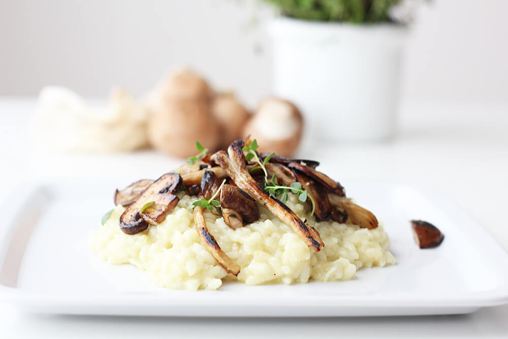 Vegan Mushroom Risotto