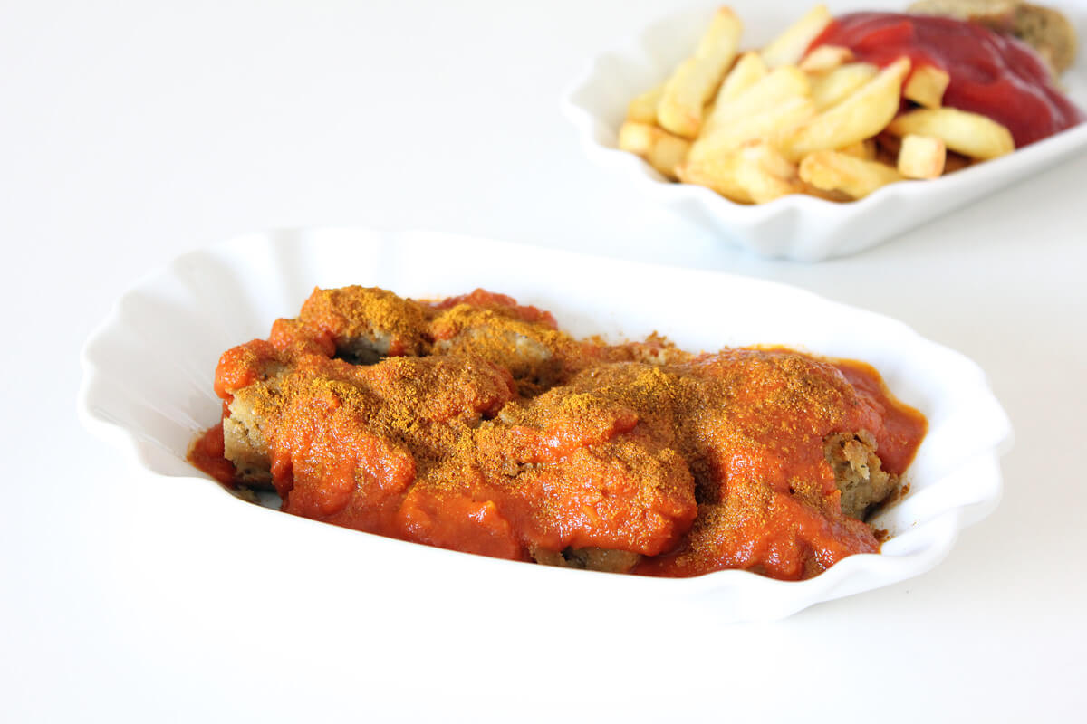 Vegan Currywurst