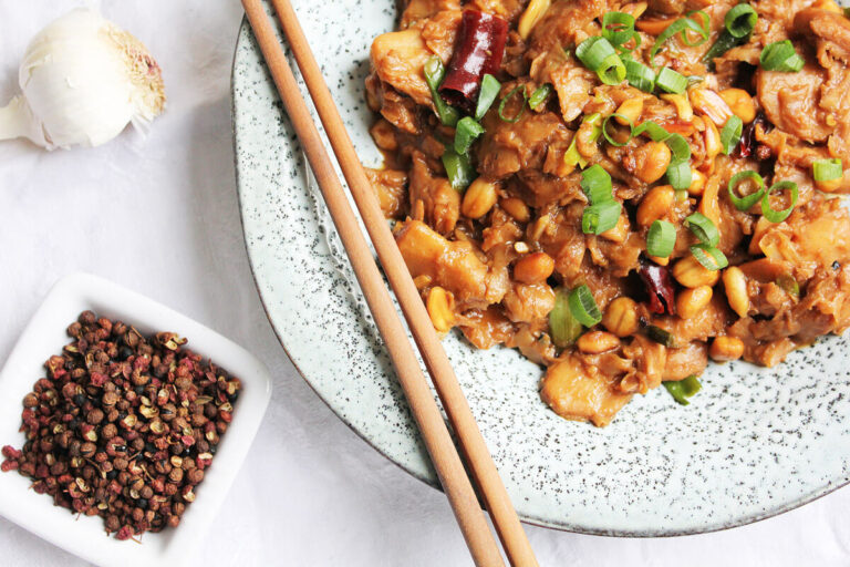 Vegan Kung Pao Chicken