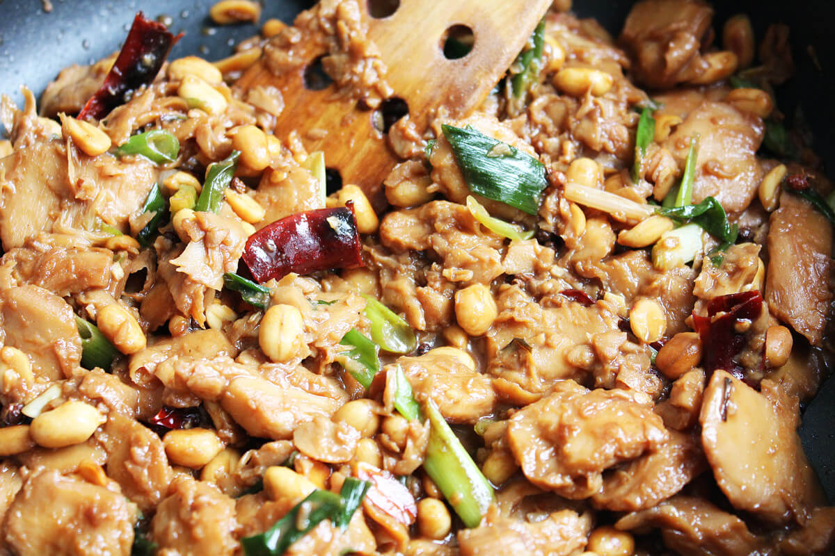 Vegan Kung Pao Chicken