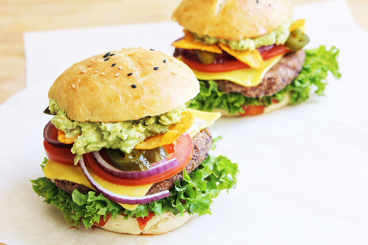 Mexican Bean Burger (Vegan)