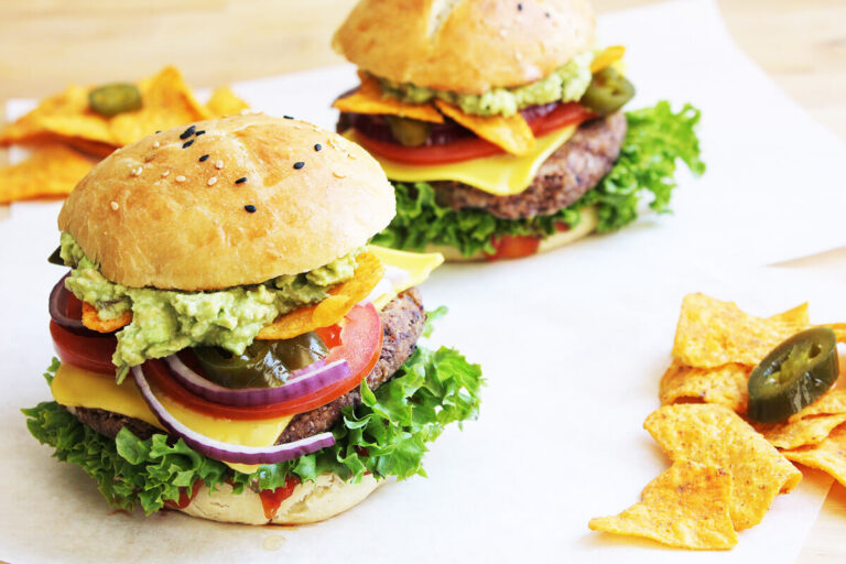 Mexikanischer Bohnen-Burger (Vegan)