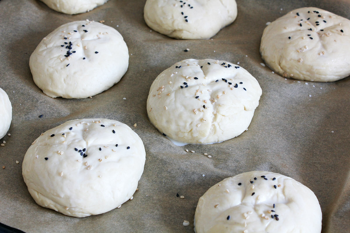 Vegan Brioche Burger Buns