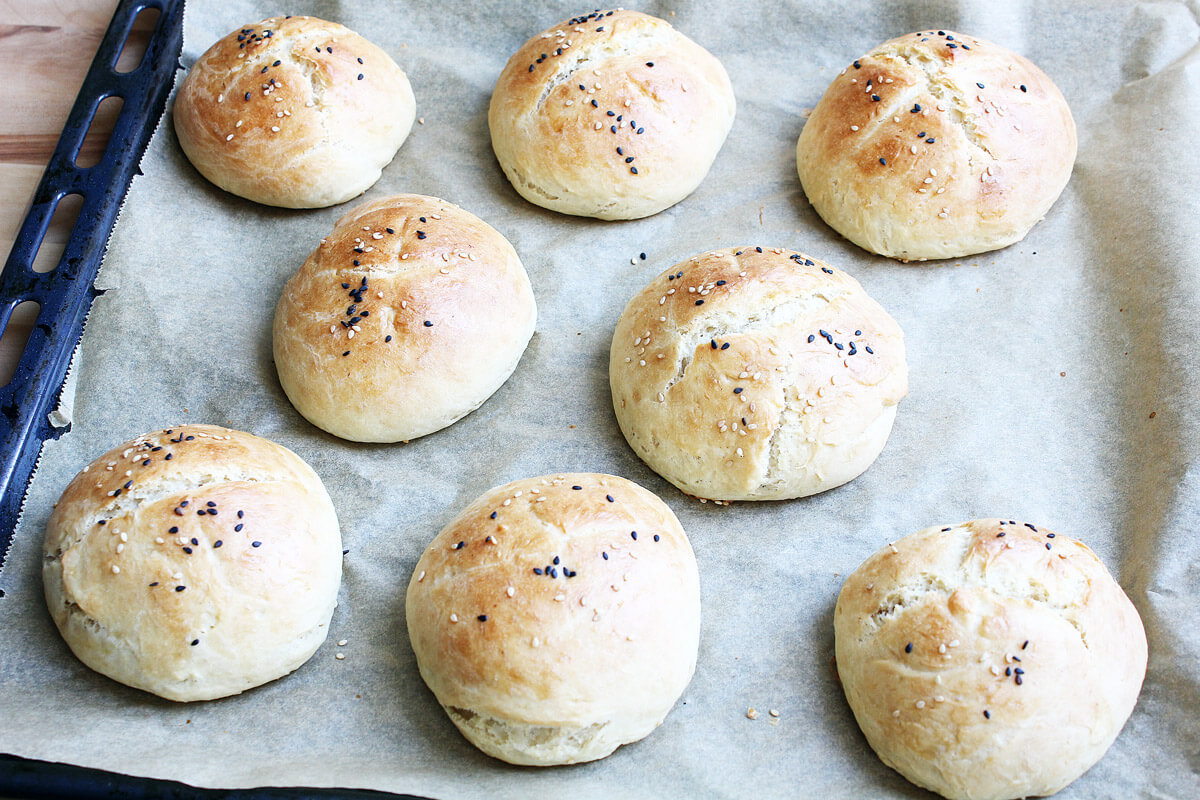 Vegan Brioche Burger Buns