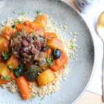 Moroccan Vegetable Tagine With Couscous (Vegan)
