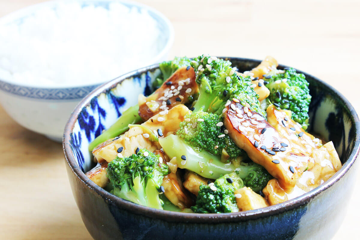 Vegan Tempeh and Broccoli with Rice Cheap And Cheerful Cooking