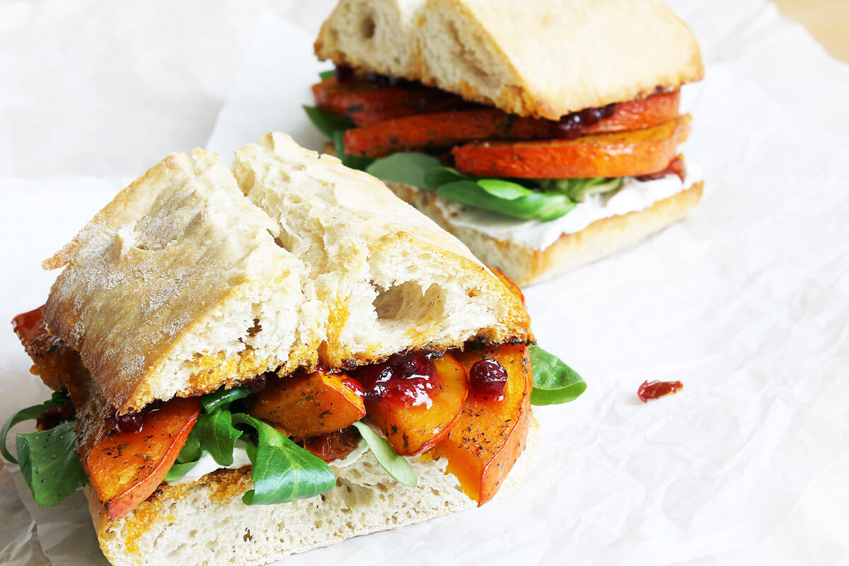 Vegan Pumpkin Sandwich