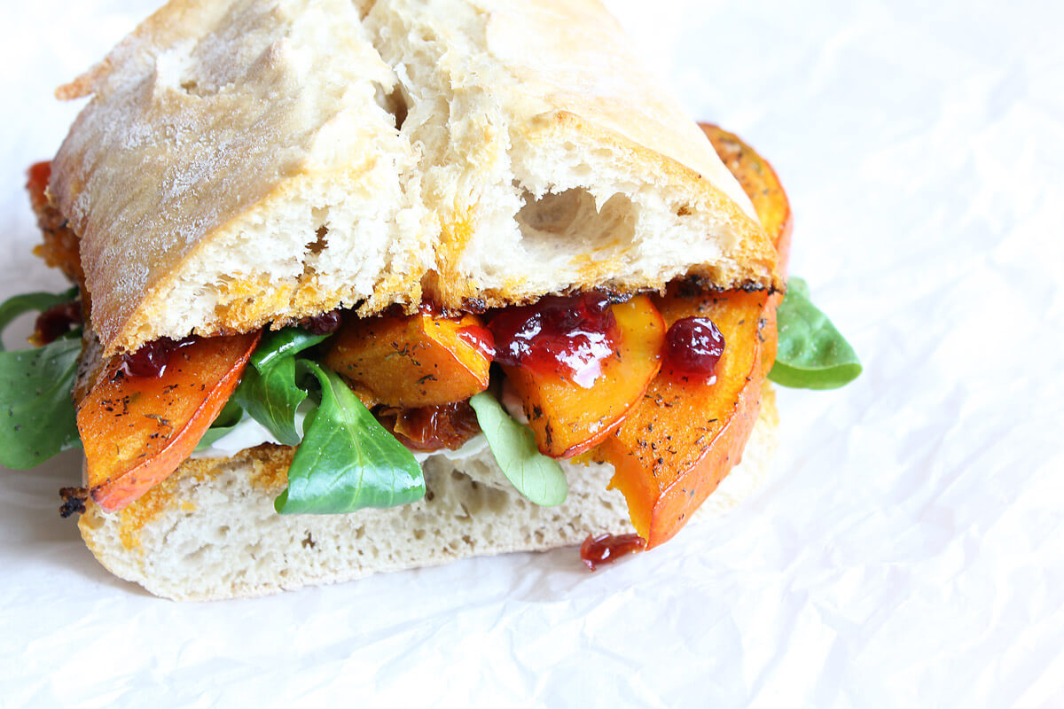 Vegan Pumpkin Sandwich