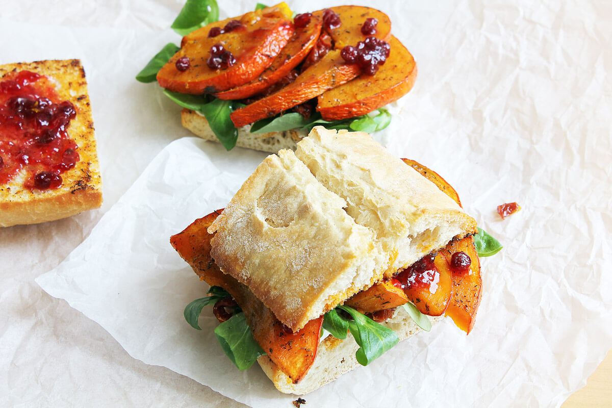 Vegan Pumpkin Sandwich