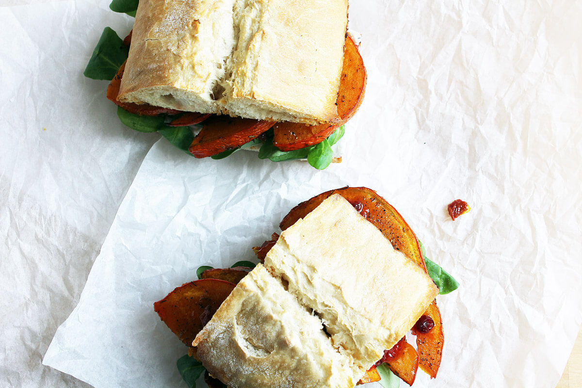 Vegan Pumpkin Sandwich