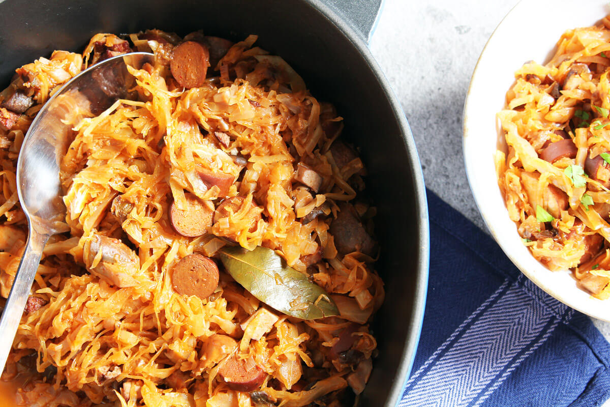 Vegan Bigos – Polish Kraut Stew