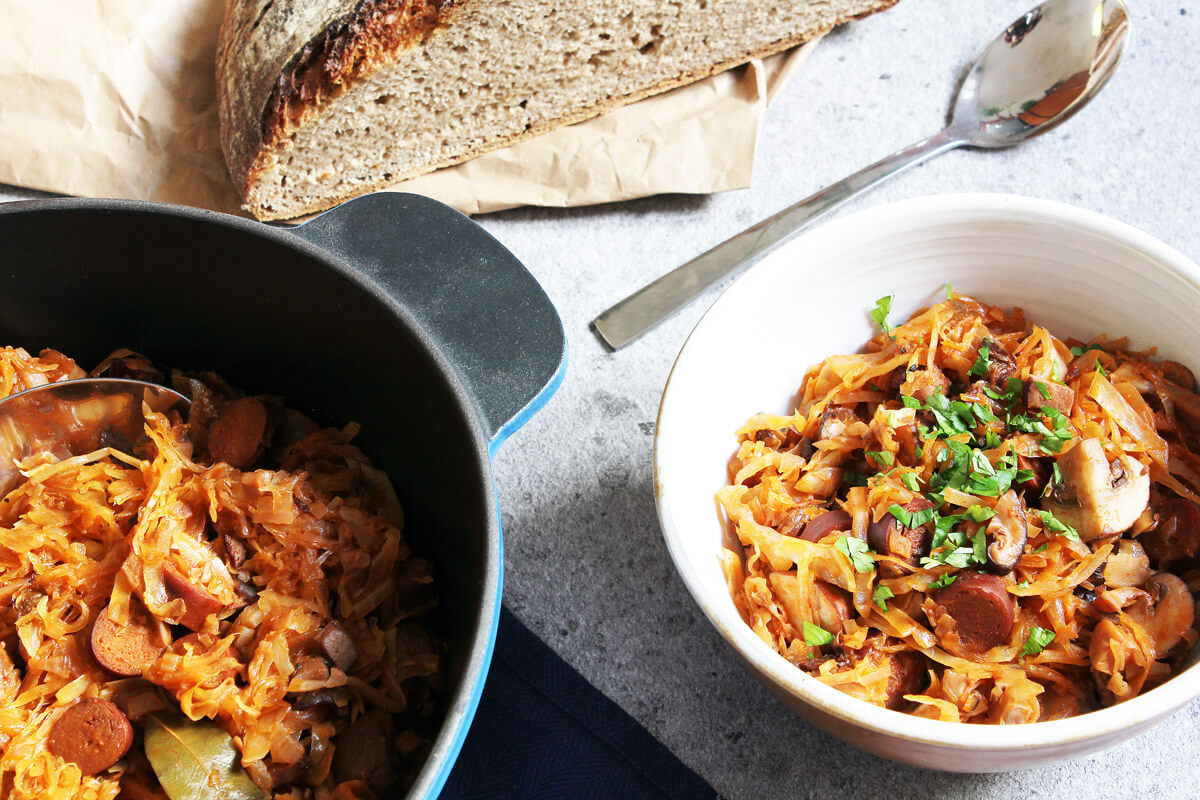 Vegan Bigos – Polish Kraut Stew