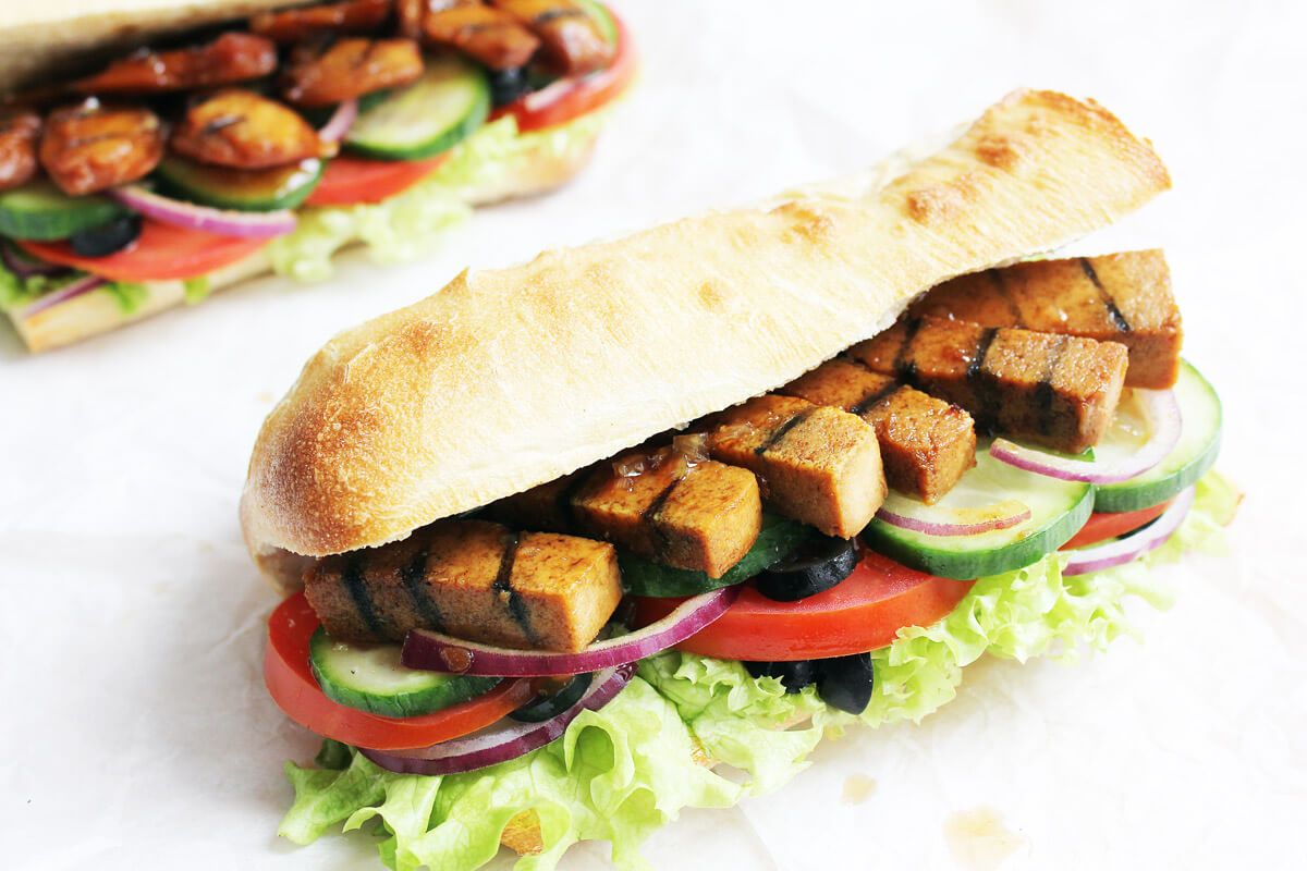 Vegan Chicken Teriyaki Sub