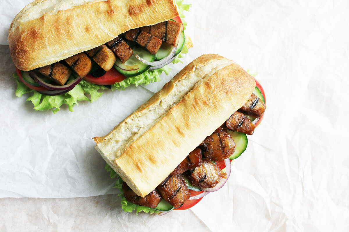 Vegan Chicken Teriyaki Sub