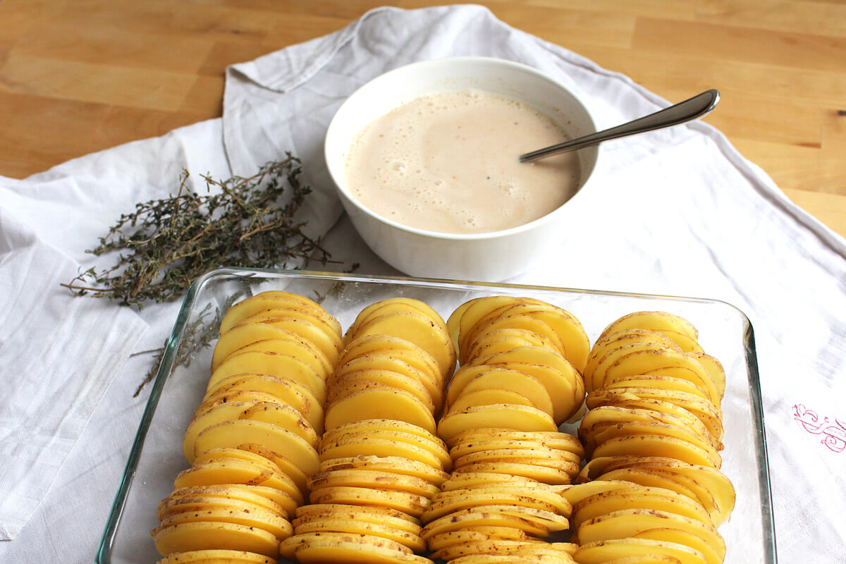 Vegan Potato Gratin Versions