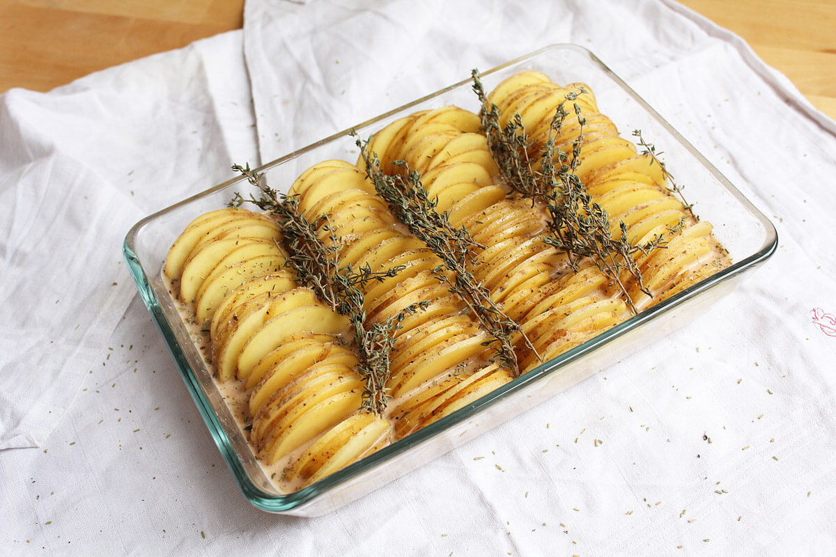 Vegan Potato Gratin Versions