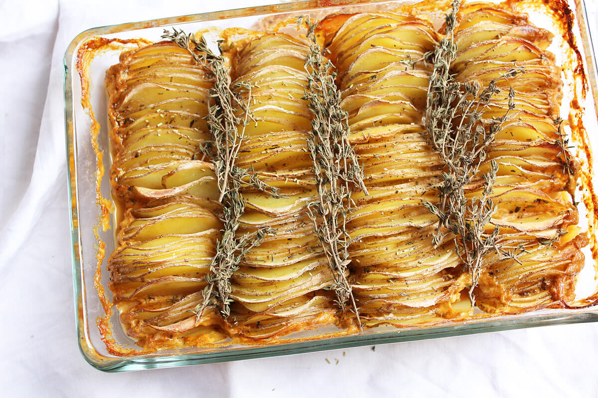 Vegan Potato Gratin Versions