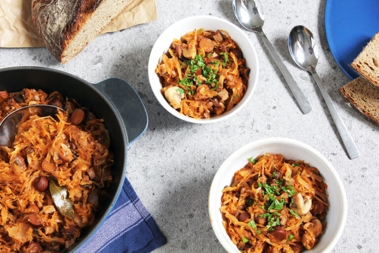 Veganes Bigos – Polnischer Krauteintopf