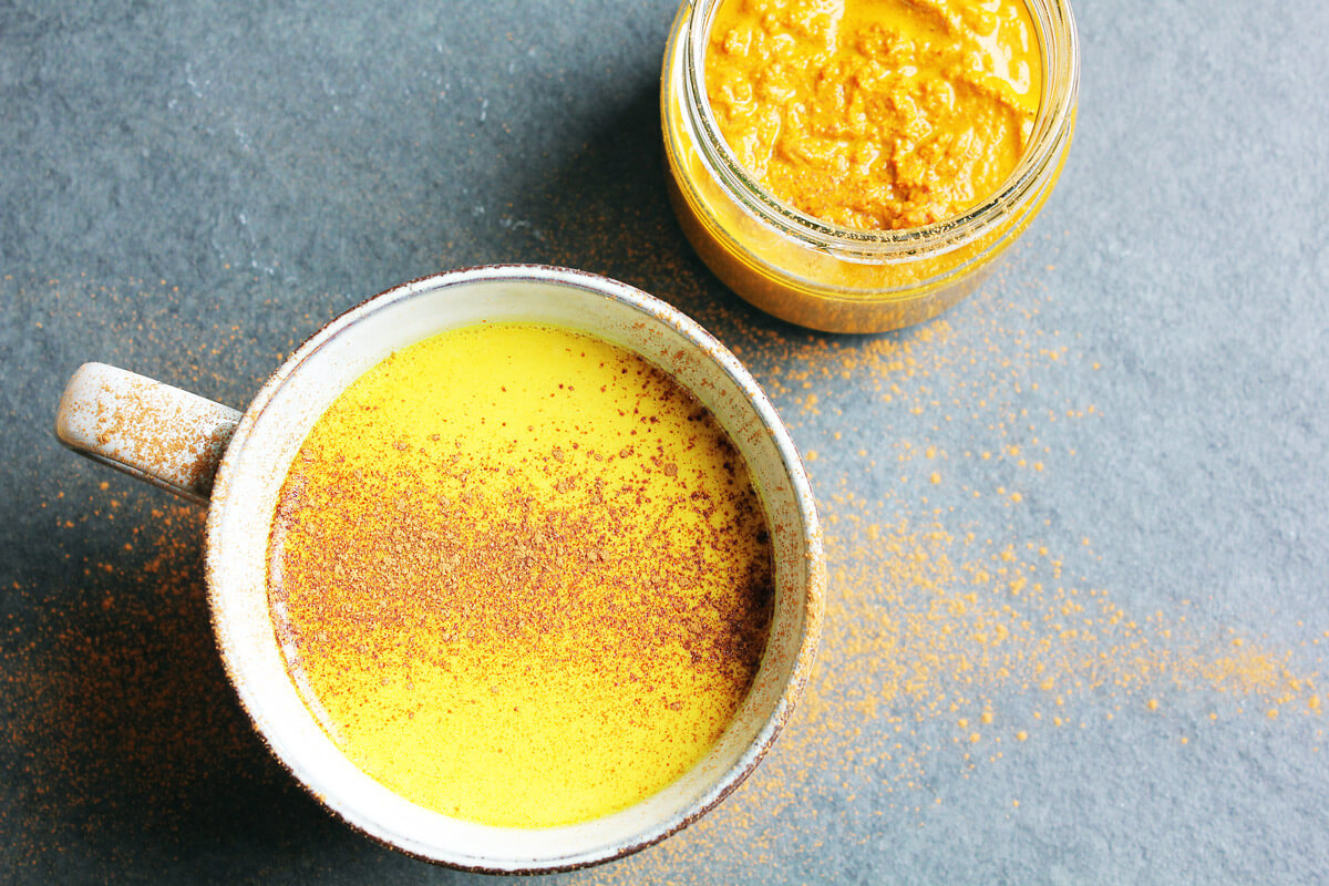 Turmeric Golden Milk with Turmeric Paste Recipe