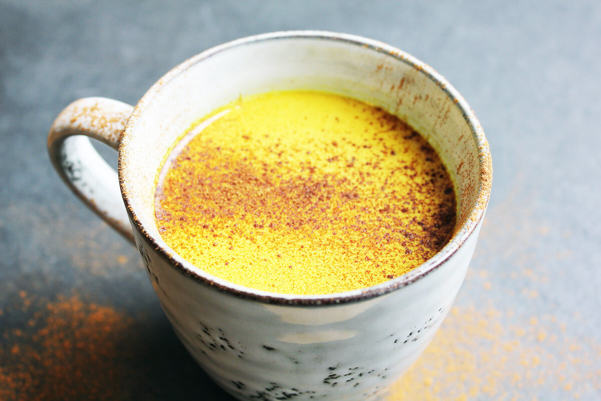 Golden Milk with Homemade Turmeric Paste