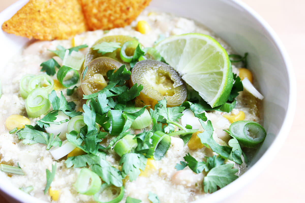 Vegan White Bean Chili