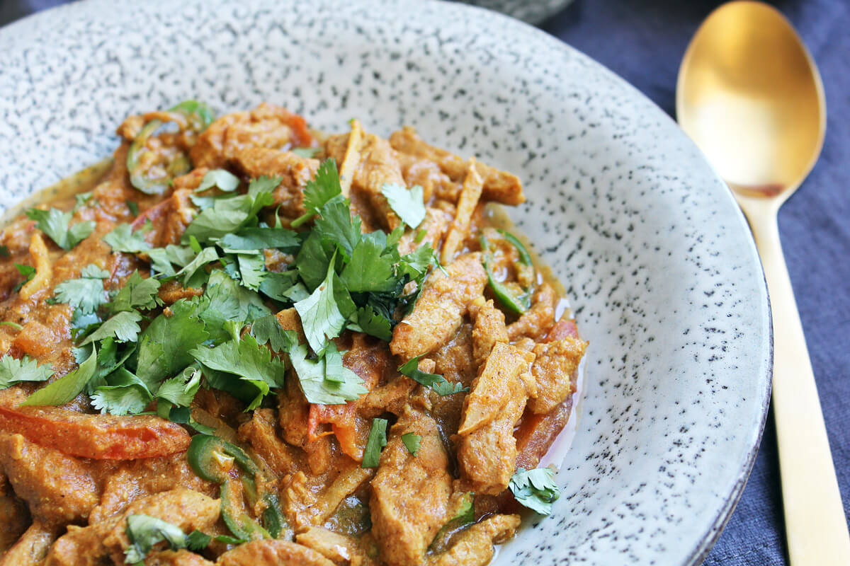 Vegan Ginger Chicken from Pakistan