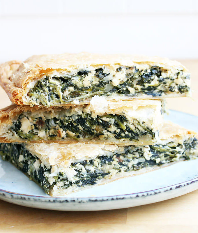 Vegan Greek Spinach Pie (Spanakopita)