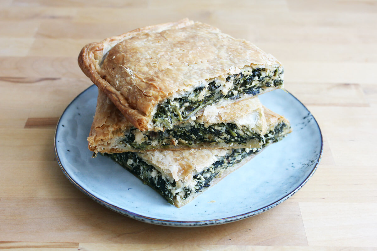 Vegan Greek Spinach Pie (Spanakopita)