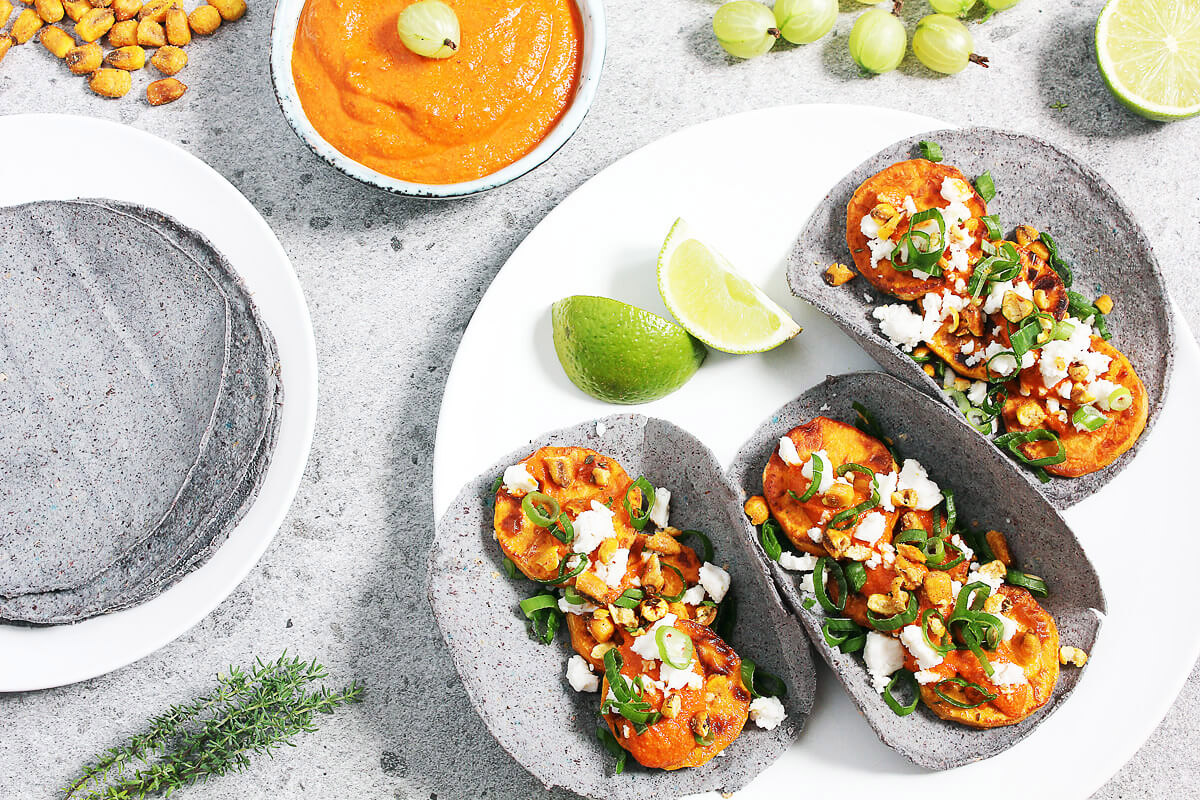 Vegan Sweet Potato Tacos