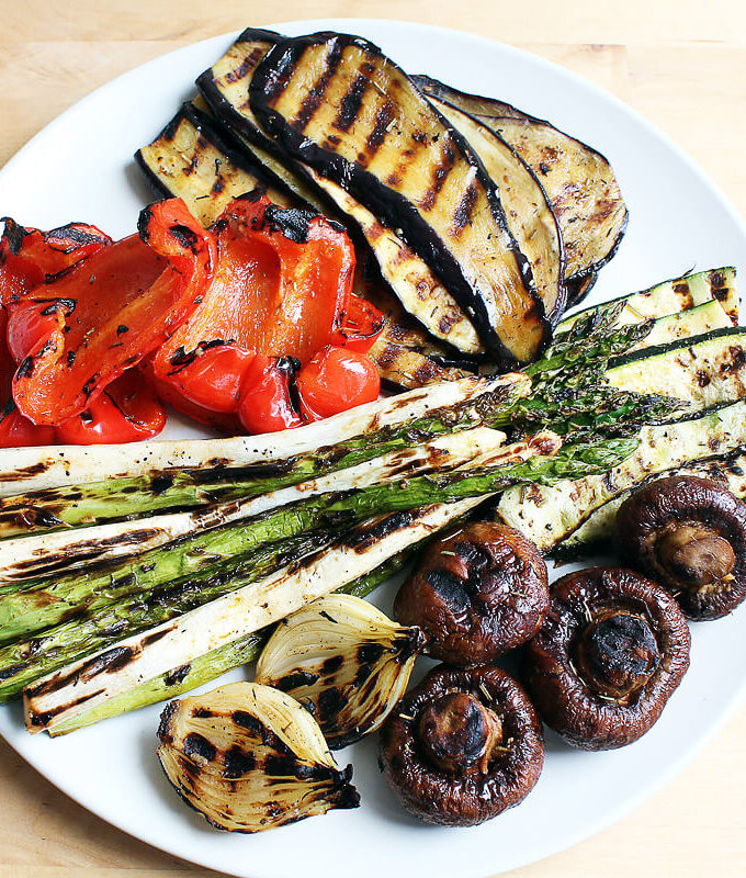 Grilled Vegetables with Spice Oil