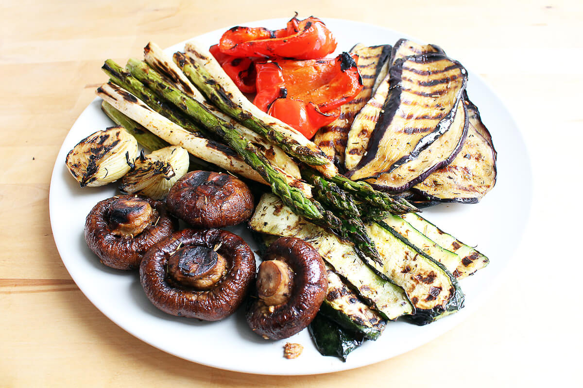 Grilled Vegetables with Spice Oil