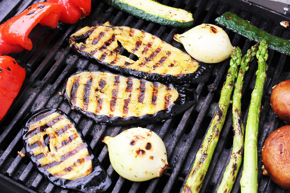 Grilled Vegetables with Spice Oil