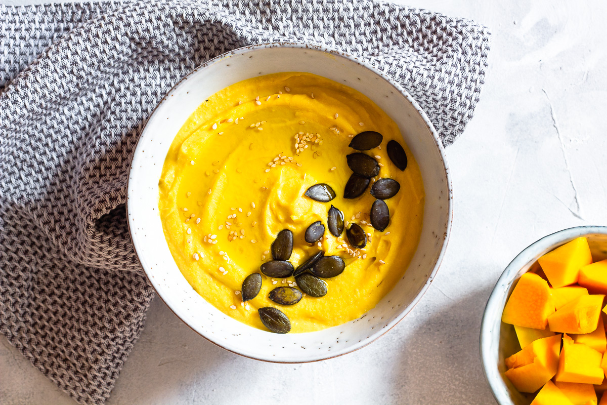 Creamy Pumpkin Hummus - Cheap And Cheerful Cooking