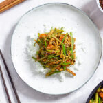 Sichuan Style Celery Tempeh Stir-Fry